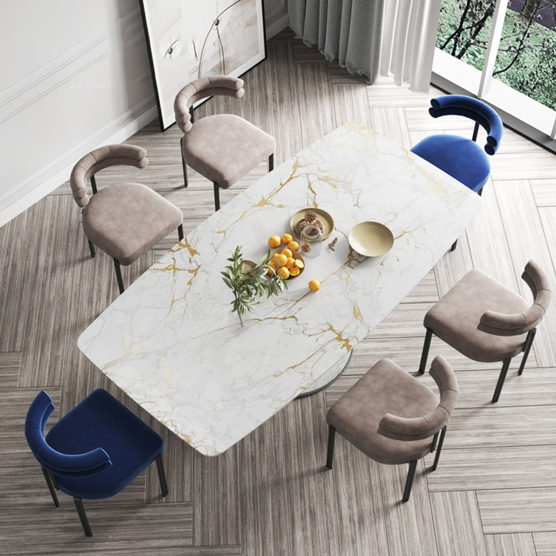 Contemporary Metal Indoor-Outdoor Room Chair Open Back Side Chair Clearhalo 'Dining Chairs' 'Dining Tables & Seating' 'dining_chair' 'furn' 'furn_dining_chair' 'Furniture' 'Kitchen & Dining Furniture' 5620482