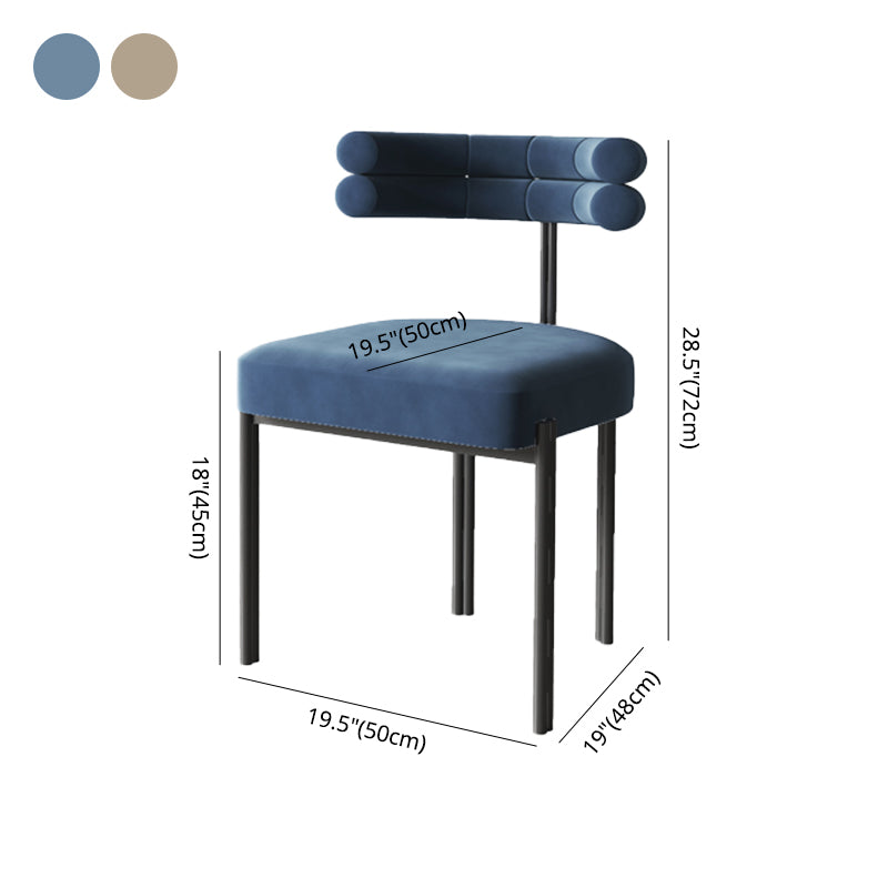 Contemporary Metal Indoor-Outdoor Room Chair Open Back Side Chair Clearhalo 'Dining Chairs' 'Dining Tables & Seating' 'dining_chair' 'furn' 'furn_dining_chair' 'Furniture' 'Kitchen & Dining Furniture' 5620492