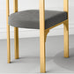 Glam Metal Dining Room Chair Armless Open Back Dining Side Chair for Restaurant Use Clearhalo 'Dining Chairs' 'Dining Tables & Seating' 'dining_chair' 'furn' 'furn_dining_chair' 'Furniture' 'Kitchen & Dining Furniture' 5620520