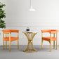 Glam Metal Dining Room Chair Armless Open Back Dining Side Chair for Restaurant Use Clearhalo 'Dining Chairs' 'Dining Tables & Seating' 'dining_chair' 'furn' 'furn_dining_chair' 'Furniture' 'Kitchen & Dining Furniture' 5620523