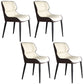 Contemporary Wingback Side Chairs Leather Dining Side Chair for Kitchen Khaki 4 Piece Set Clearhalo 'Dining Chairs' 'Dining Tables & Seating' 'dining_chair' 'furn' 'furn_dining_chair' 'Furniture' 'Kitchen & Dining Furniture' 5620527