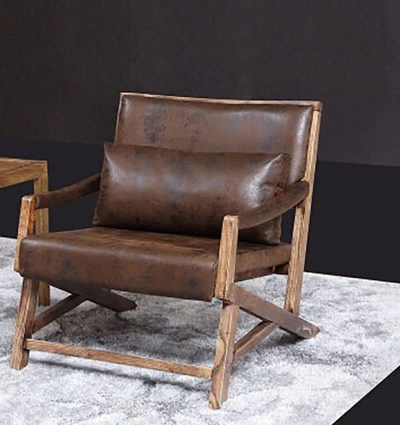 Traditional Style Kitchen Dining Chair Dining Arm Side Chair with Wooden Legs Coffee 1 Piece Clearhalo 'Dining Chairs' 'Dining Tables & Seating' 'dining_chair' 'furn' 'furn_dining_chair' 'Furniture' 'Kitchen & Dining Furniture' 5620563