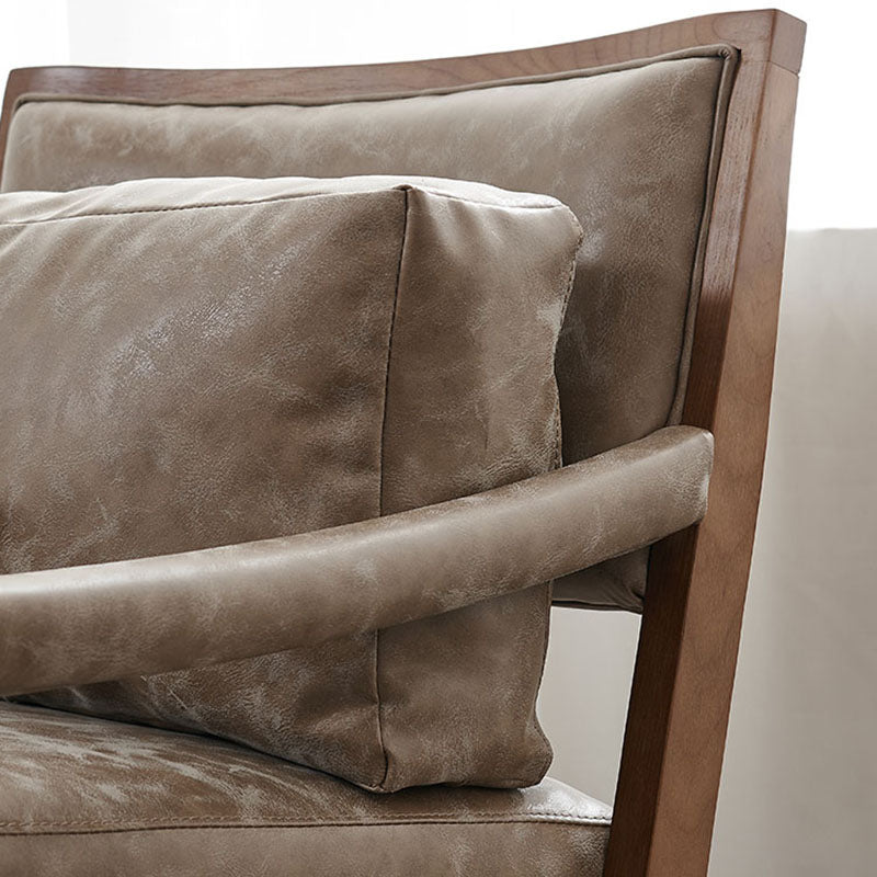 Traditional Style Kitchen Dining Chair Dining Arm Side Chair with Wooden Legs Clearhalo 'Dining Chairs' 'Dining Tables & Seating' 'dining_chair' 'furn' 'furn_dining_chair' 'Furniture' 'Kitchen & Dining Furniture' 5620564