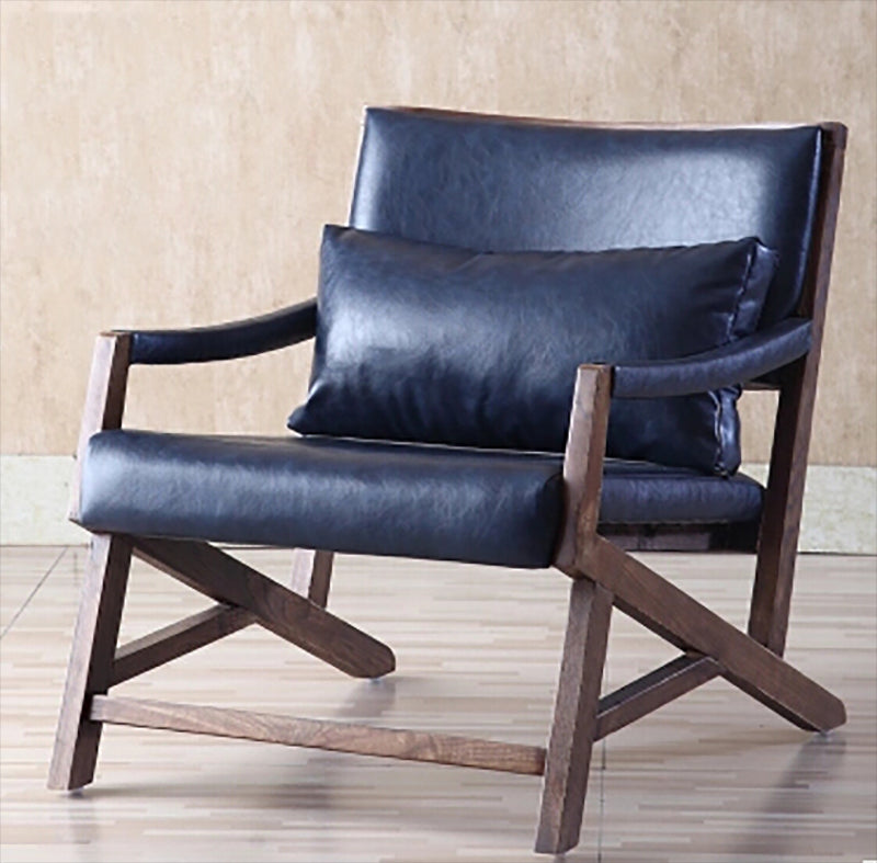 Traditional Style Kitchen Dining Chair Dining Arm Side Chair with Wooden Legs Blue 1 Piece Clearhalo 'Dining Chairs' 'Dining Tables & Seating' 'dining_chair' 'furn' 'furn_dining_chair' 'Furniture' 'Kitchen & Dining Furniture' 5620565