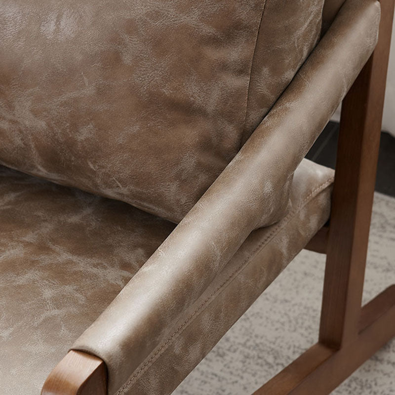 Traditional Style Kitchen Dining Chair Dining Arm Side Chair with Wooden Legs Clearhalo 'Dining Chairs' 'Dining Tables & Seating' 'dining_chair' 'furn' 'furn_dining_chair' 'Furniture' 'Kitchen & Dining Furniture' 5620566