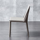 Minimalist Style Leather Dining Side Chair Solid Back Dining Chairs for Home