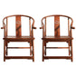 Traditional Style Kitchen Wooden Dining Chairs Dining Arm Side Chairs
