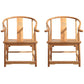 Traditional Style Kitchen Wooden Dining Chairs Dining Arm Side Chairs