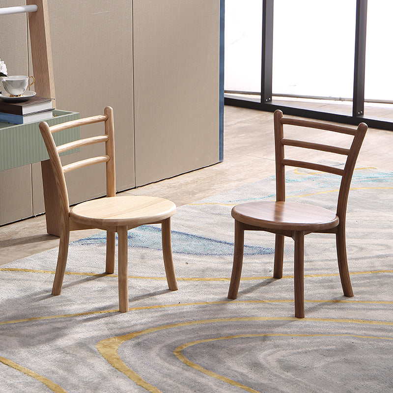 Contemporary Style Wooden Dining Chair Kitchen Dining Armless Side Chairs