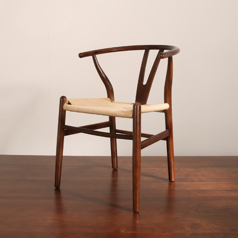 Sedie da pranzo in legno in stile contemporaneo cucina da pranzo laterale senza braccio