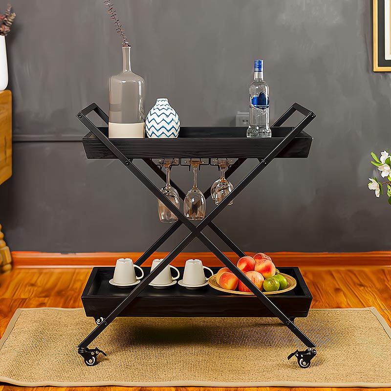 27.56 "H ROLLING TABLE DE PREP moderne Table de préparation rectangulaire en bois pour usage domestique