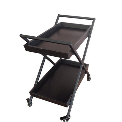 27.56 "H ROLLING TABLE DE PREP moderne Table de préparation rectangulaire en bois pour usage domestique