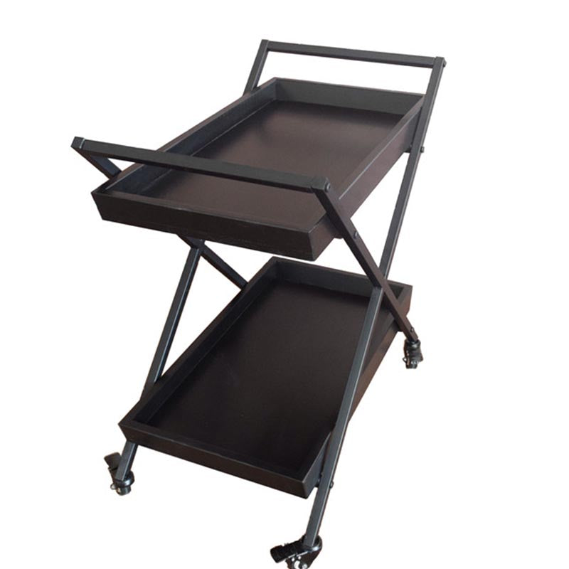 27.56 "H ROLLING TABLE DE PREP moderne Table de préparation rectangulaire en bois pour usage domestique