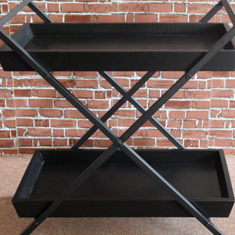 27.56 "H ROLLING TABLE DE PREP moderne Table de préparation rectangulaire en bois pour usage domestique