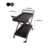 27.56 "H ROLLING TABLE DE PREP moderne Table de préparation rectangulaire en bois pour usage domestique