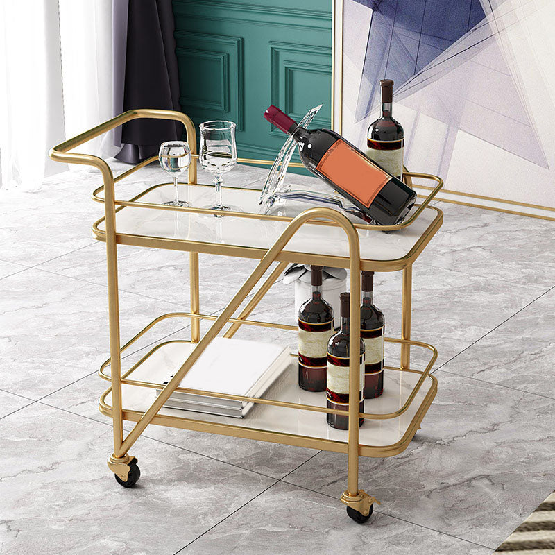 Contemporary Rolling Rectangular Prep Table Metal Prep Table for Home Use Clearhalo 'furn' 'furn_kitchen_islands_carts' 'Furniture' 'Kitchen & Dining Furniture' 'Kitchen Islands & Carts' 'kitchen_islands_carts' 5621062