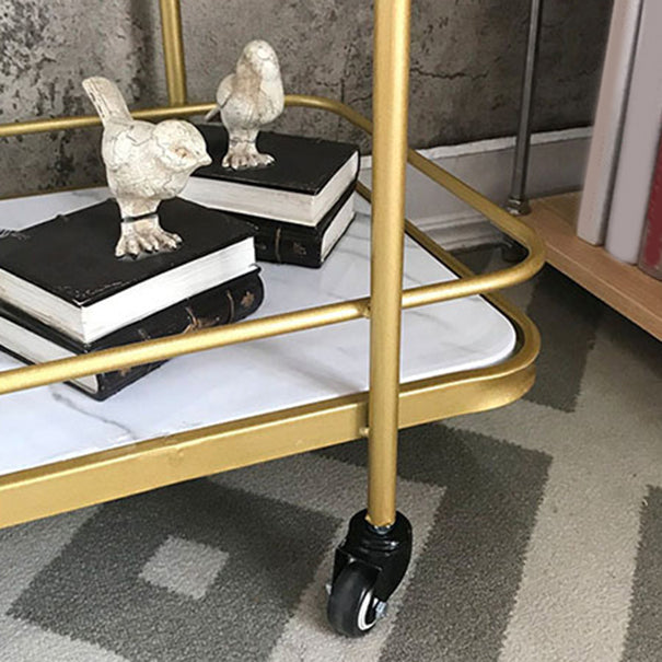 Contemporary Rolling Rectangular Prep Table Metal Prep Table for Home Use Clearhalo 'furn' 'furn_kitchen_islands_carts' 'Furniture' 'Kitchen & Dining Furniture' 'Kitchen Islands & Carts' 'kitchen_islands_carts' 5621068