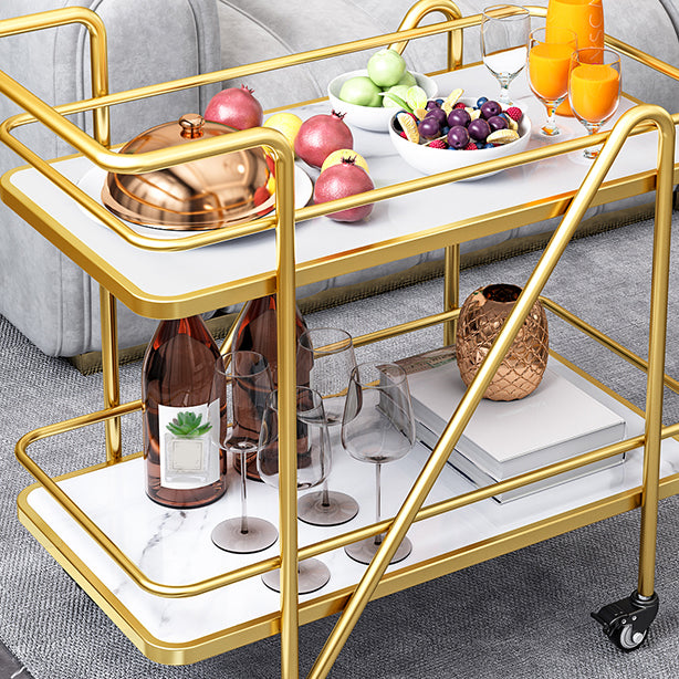 29.92"H Stationary Modern Prep Table Metal Rectangular Prep Table for Home Use