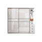 Engineered houten witte garderobe kast moderne garderobe kast
