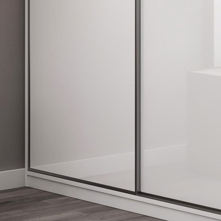 Engineered houten witte garderobe kast moderne garderobe kast