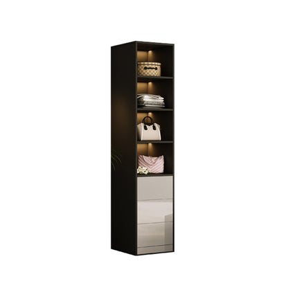 Engineered Wood Wardrobe Closet Contemporary Hinged Wardrobe Armoire None Sideboard Clearhalo 'Armoires & Wardrobes' 'armoires_wardrobes' 'Bedroom Furniture' 'furn' 'furn_armoires_wardrobes' 'Furniture' 5621211
