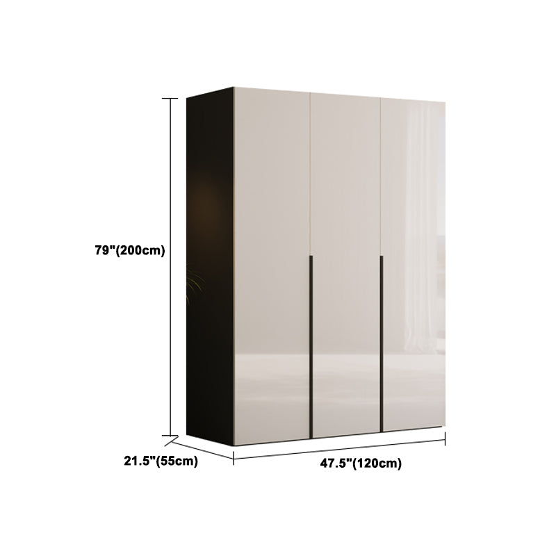 Engineered Wood Wardrobe Closet Contemporary Hinged Wardrobe Armoire Clearhalo 'Armoires & Wardrobes' 'armoires_wardrobes' 'Bedroom Furniture' 'furn' 'furn_armoires_wardrobes' 'Furniture' 5621224