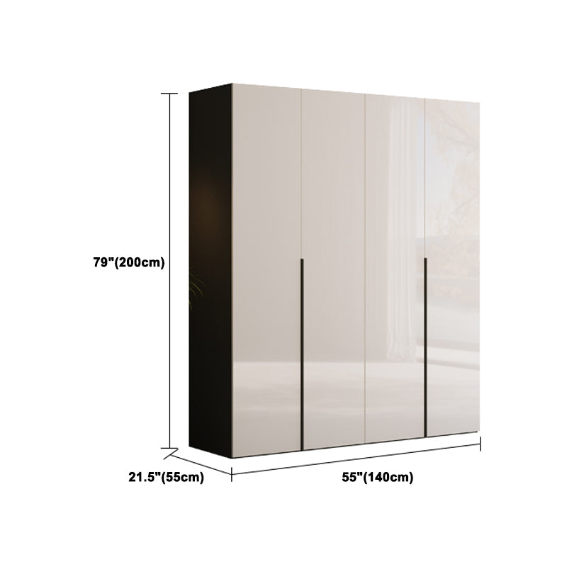 Engineered Wood Wardrobe Closet Contemporary Hinged Wardrobe Armoire Clearhalo 'Armoires & Wardrobes' 'armoires_wardrobes' 'Bedroom Furniture' 'furn' 'furn_armoires_wardrobes' 'Furniture' 5621225