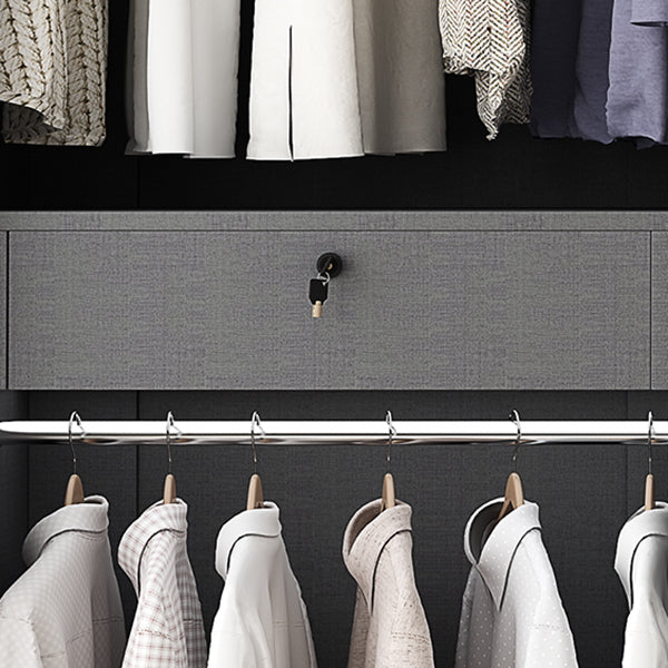 Sliding Engineered Wood Wardrobe Closet Modern Wardrobe Armoire Clearhalo 'Armoires & Wardrobes' 'armoires_wardrobes' 'Bedroom Furniture' 'furn' 'furn_armoires_wardrobes' 'Furniture' 5621241