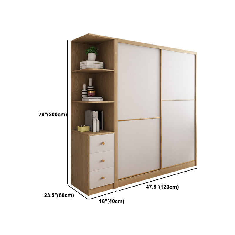 Engineered houten garderobe armoire eigentijdse garderobe kast
