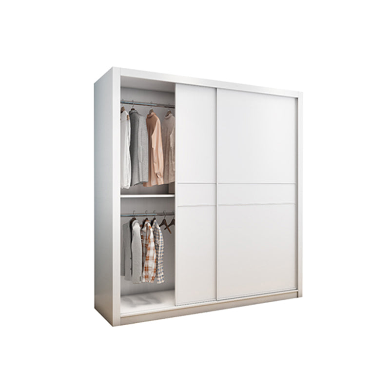 Hedendaagse stijl Garderobe Armoire wit ontworpen houten garderobe met lade