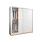 Hedendaagse stijl Garderobe Armoire wit ontworpen houten garderobe met lade