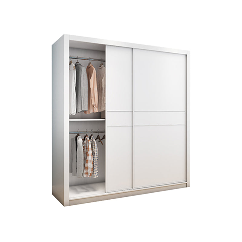Hedendaagse stijl Garderobe Armoire wit ontworpen houten garderobe met lade