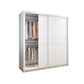 Hedendaagse stijl Garderobe Armoire wit ontworpen houten garderobe met lade