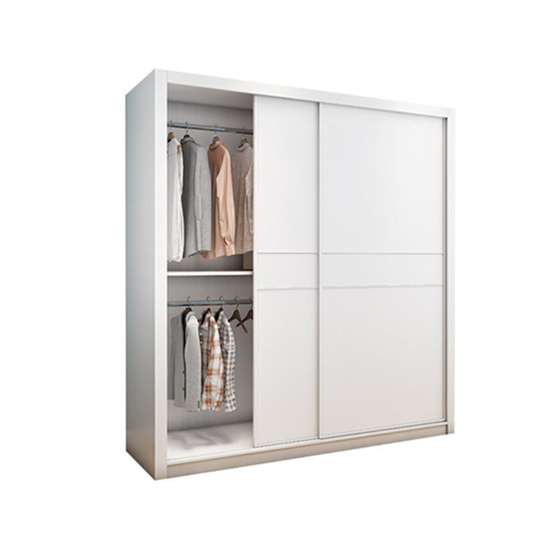 Hedendaagse stijl Garderobe Armoire wit ontworpen houten garderobe met lade