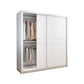 Hedendaagse stijl Garderobe Armoire wit ontworpen houten garderobe met lade