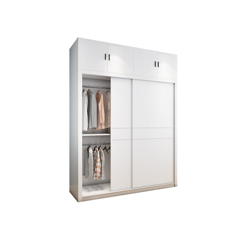 Hedendaagse stijl Garderobe Armoire wit ontworpen houten garderobe met lade