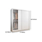 Hedendaagse stijl Garderobe Armoire wit ontworpen houten garderobe met lade