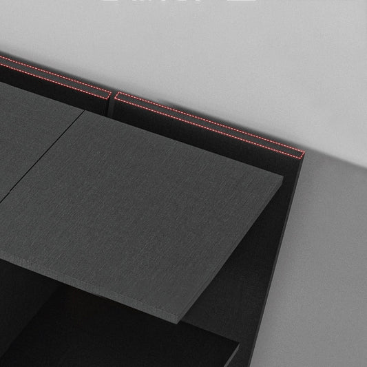 Modern Manufactured Wood Storage Cabinet High Gloss White Cabinet Clearhalo 'Armoires & Wardrobes' 'armoires_wardrobes' 'Bedroom Furniture' 'furn' 'furn_armoires_wardrobes' 'Furniture' 5621340