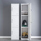 White Contemporary Non-Hanging Armoire Steel Home Cabinet with Door Without Clothing Rod 3 Clearhalo 'Armoires & Wardrobes' 'armoires_wardrobes' 'Bedroom Furniture' 'furn' 'furn_armoires_wardrobes' 'Furniture' 5621362