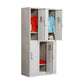 Modern & Contemporary Hinged Door Cabinet Gray Metal Storage Cabinet
