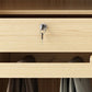 Armoire naturelle moderne Armoire armoire en bois d'origine avec tiroir