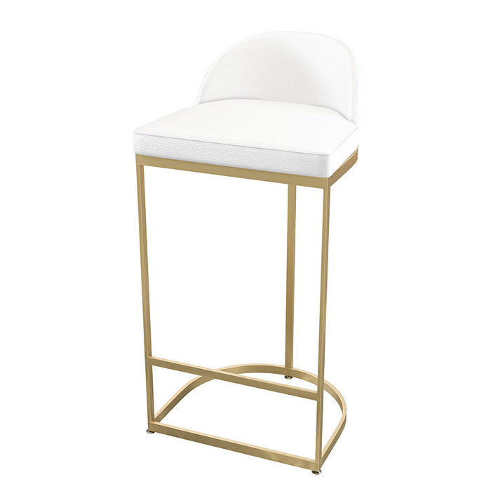 Modern 1/5 Pieces Bar Table Set Stone Counter Table with High Stools for Kitchen White 30"H Stool (Single) Clearhalo 'Bar Furniture' 'furn' 'furn_home_bar_bar_sets' 'Furniture' 'Home Bars & Bar Sets' 'home_bar_bar_sets' 'Kitchen & Dining Furniture' 5621726