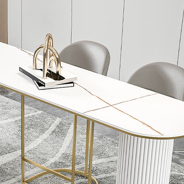 Modern 1/5 Pieces Bar Table Set Stone Counter Table with High Stools for Kitchen Clearhalo 'Bar Furniture' 'furn' 'furn_home_bar_bar_sets' 'Furniture' 'Home Bars & Bar Sets' 'home_bar_bar_sets' 'Kitchen & Dining Furniture' 5621729