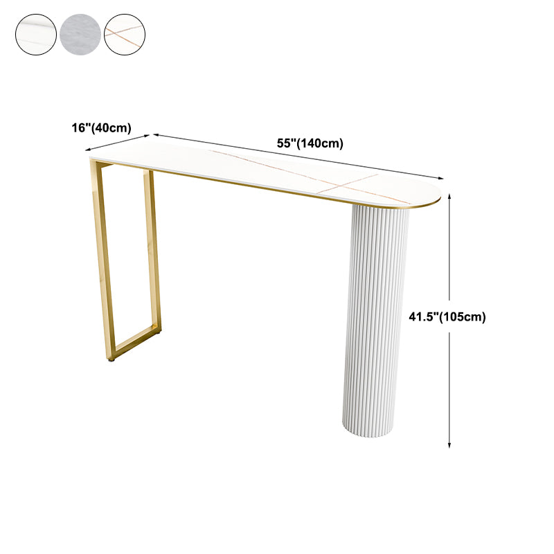 Modern 1/5 Pieces Bar Table Set Stone Counter Table with High Stools for Kitchen Clearhalo 'Bar Furniture' 'furn' 'furn_home_bar_bar_sets' 'Furniture' 'Home Bars & Bar Sets' 'home_bar_bar_sets' 'Kitchen & Dining Furniture' 5621738