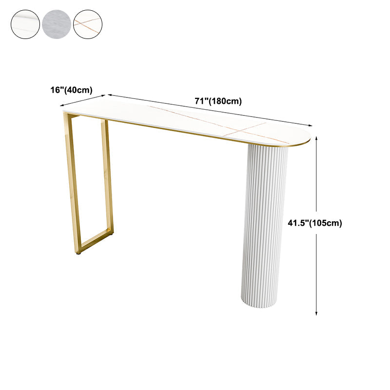 Modern 1/5 Pieces Bar Table Set Stone Counter Table with High Stools for Kitchen Clearhalo 'Bar Furniture' 'furn' 'furn_home_bar_bar_sets' 'Furniture' 'Home Bars & Bar Sets' 'home_bar_bar_sets' 'Kitchen & Dining Furniture' 5621740