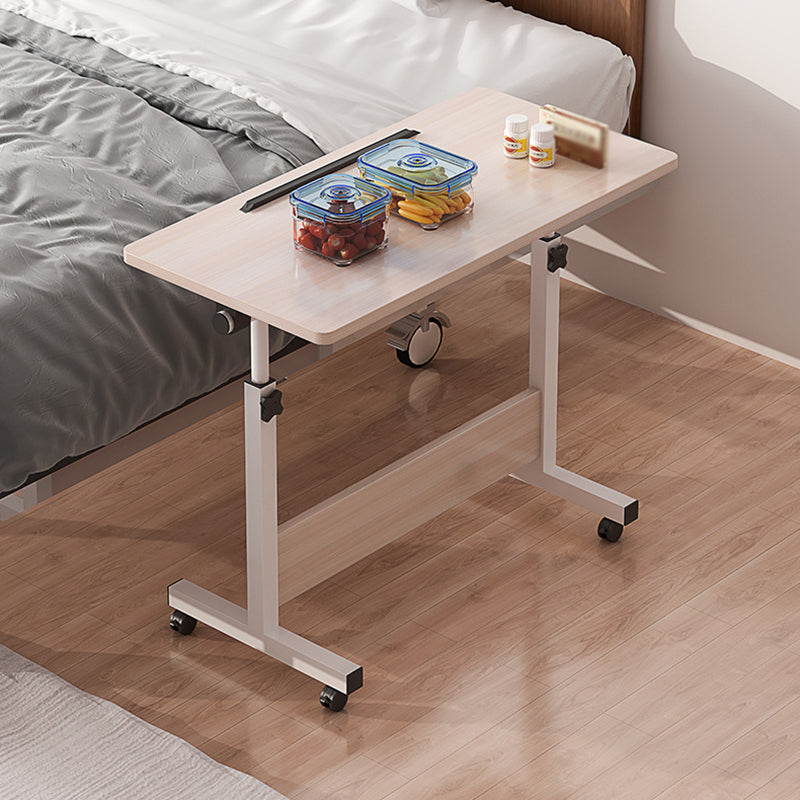 Hight Adjustable Standing Desk Converter Folding Desk with Steel Table Leg Clearhalo 'furn' 'furn_office_desk' 'Furniture' 'Office Desks' 'Office Furniture' 'office_desk' 5621894