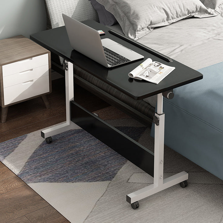 Hight Adjustable Standing Desk Converter Folding Desk with Steel Table Leg Clearhalo 'furn' 'furn_office_desk' 'Furniture' 'Office Desks' 'Office Furniture' 'office_desk' 5621897