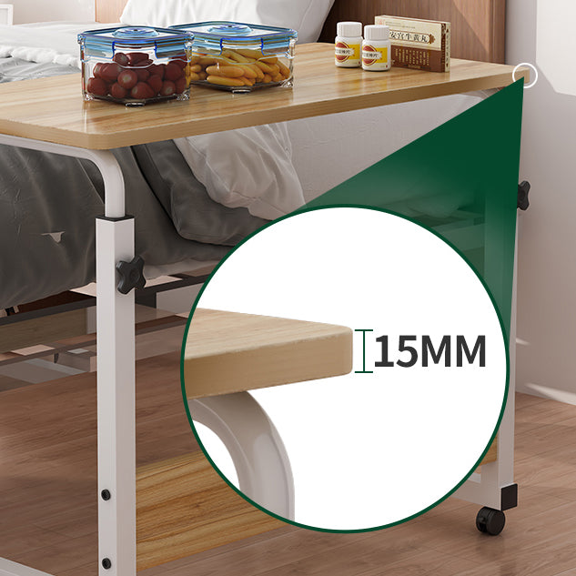 Hight Adjustable Standing Desk Converter Folding Desk with Steel Table Leg Clearhalo 'furn' 'furn_office_desk' 'Furniture' 'Office Desks' 'Office Furniture' 'office_desk' 5621901