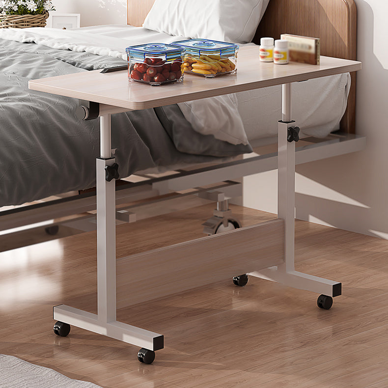 Hight Adjustable Standing Desk Converter Folding Desk with Steel Table Leg Clearhalo 'furn' 'furn_office_desk' 'Furniture' 'Office Desks' 'Office Furniture' 'office_desk' 5621905