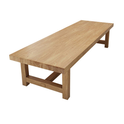 Pine Wood Rectangular Writing Desk Natural Contemporary Desk